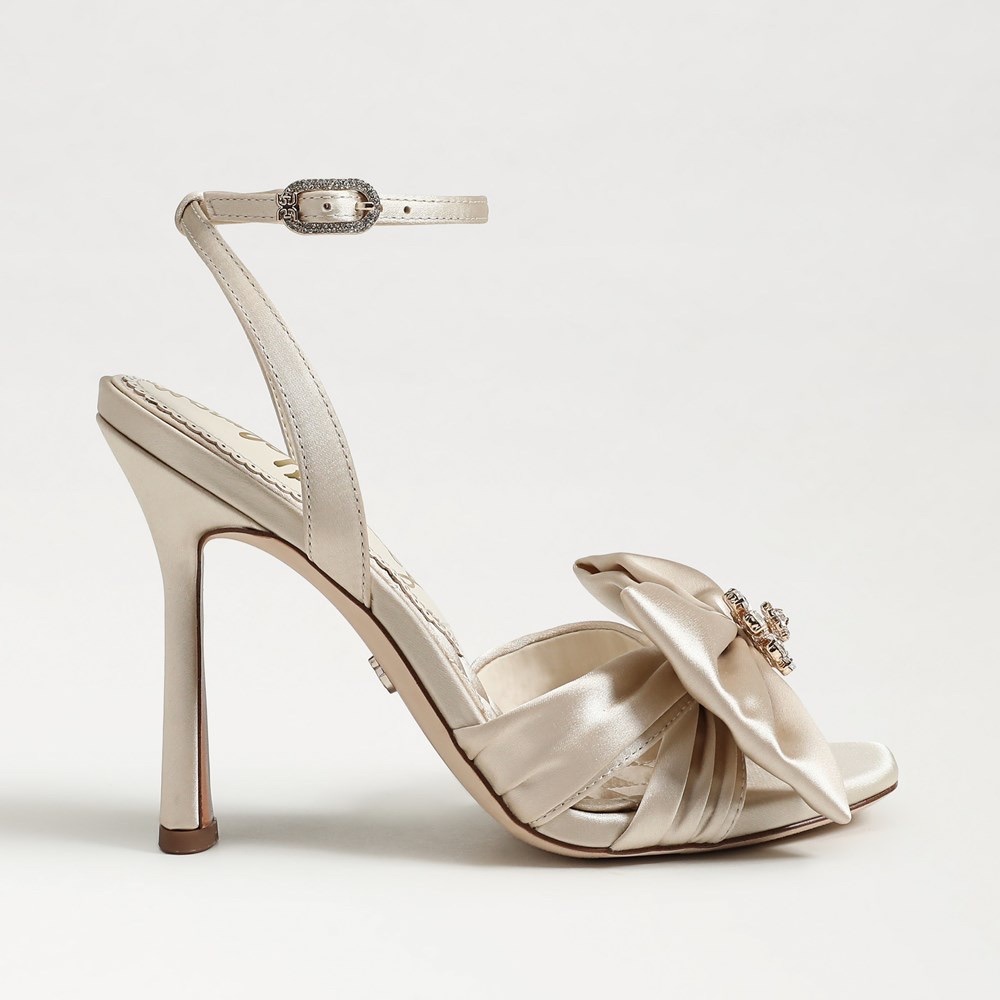 Sam Edelman Lexi Stiletto Heel Sandal
 Satin
